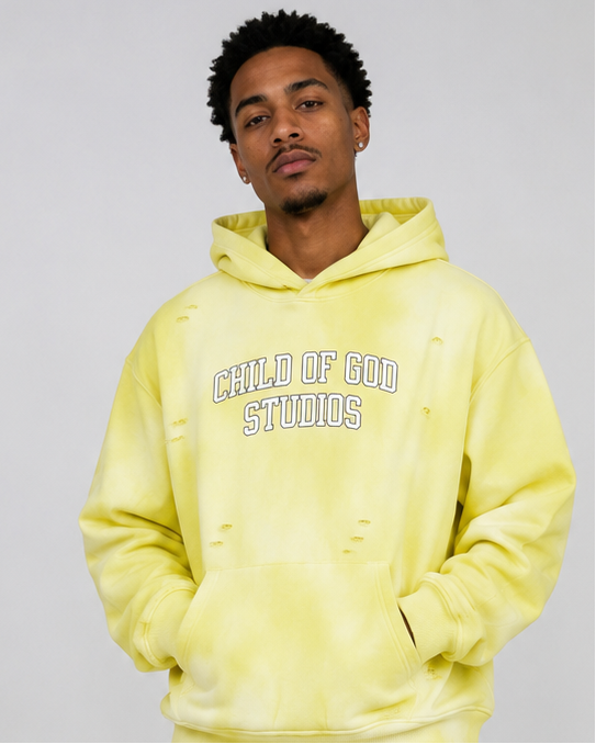 Child of God Studios Premium Distressed Hoodie