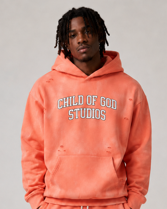 Child of God Studios Premium Distressed Hoodie