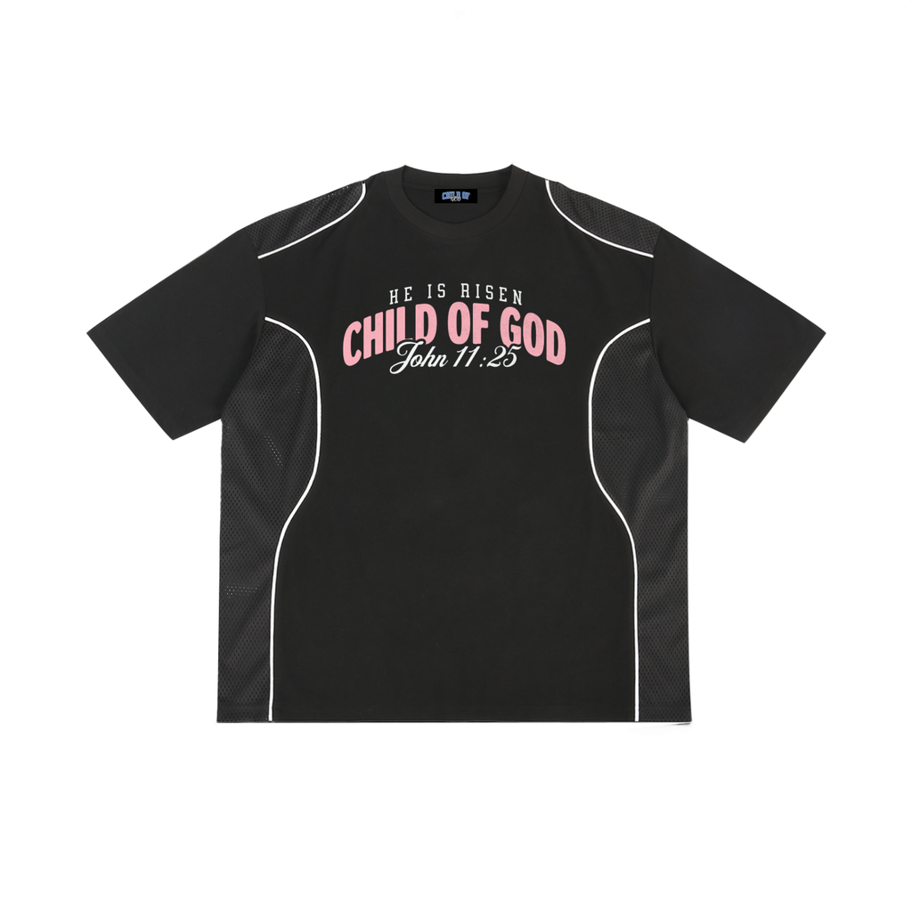 Contrast Piped Panel T-Shirt