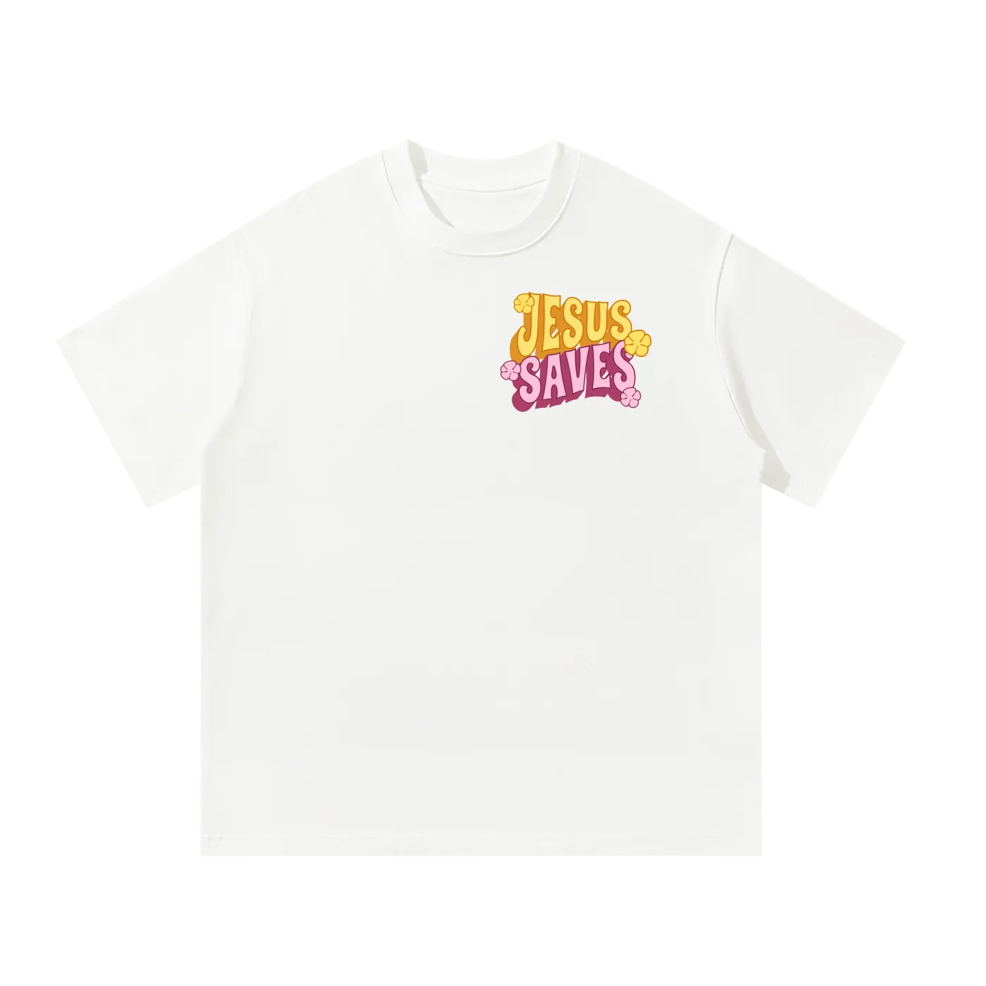 ALPHA OMEGA - Jesus Saves Oversized T-Shirt